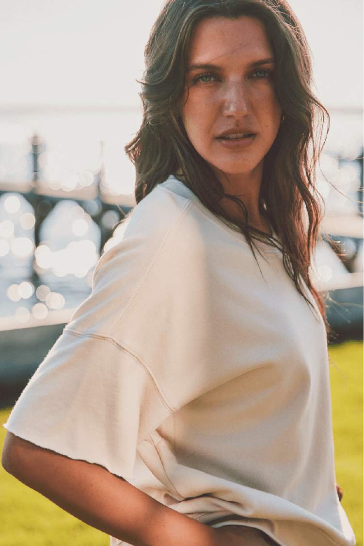 Heidi Elbow Sleeve Sweatshirt