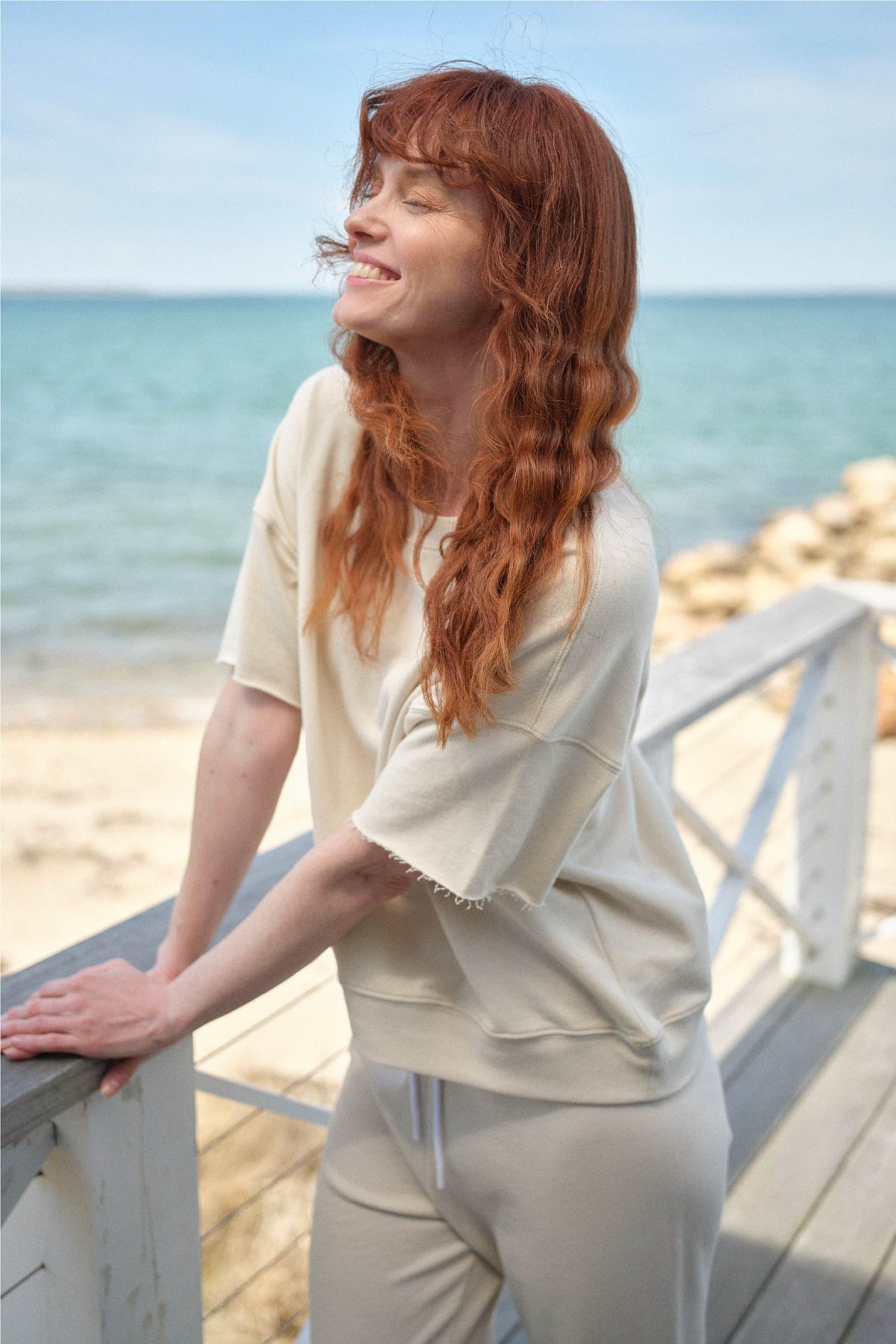 Heidi Elbow Sleeve Sweatshirt
