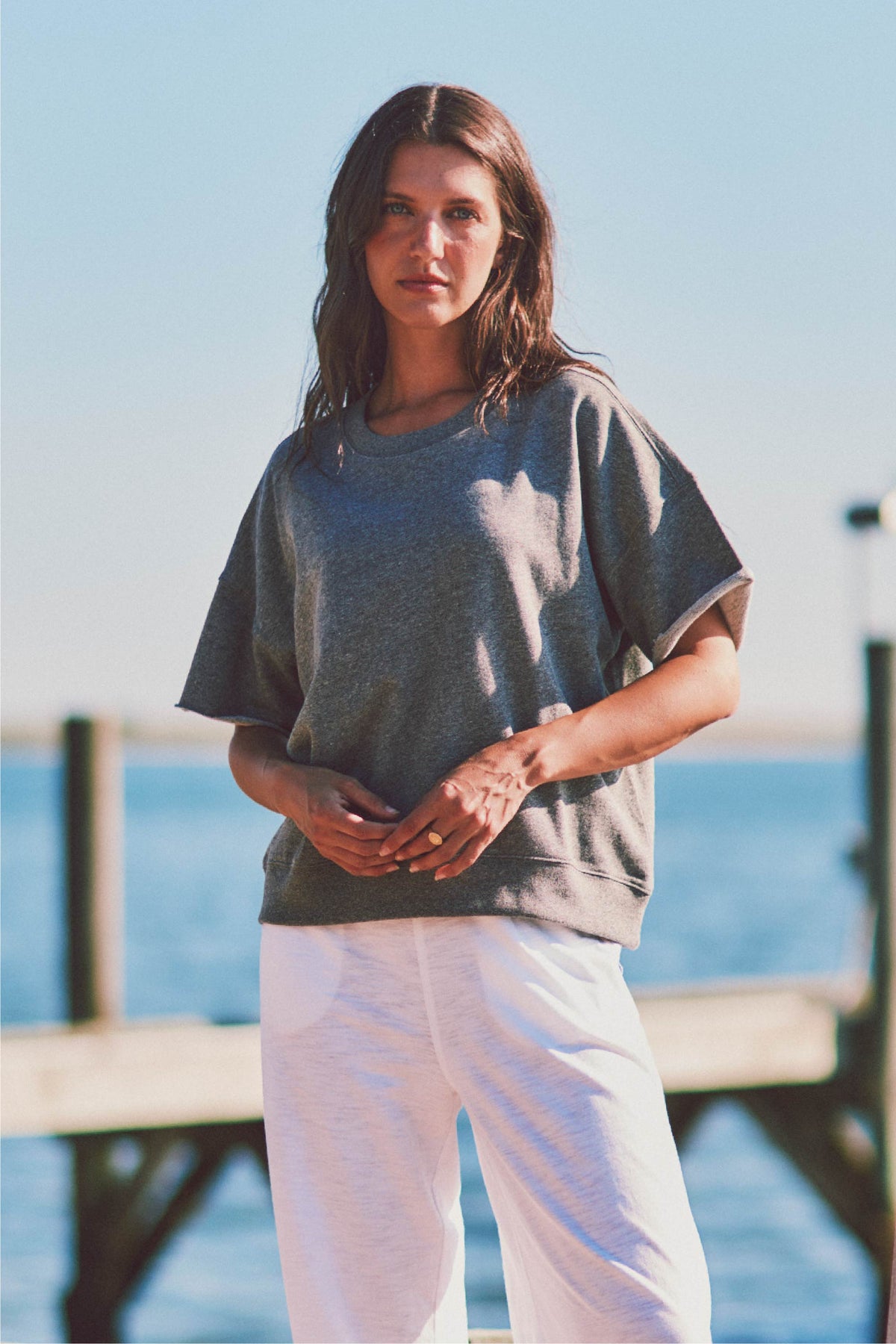 Heidi Elbow Sleeve Sweatshirt