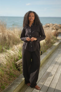 Kelli Gauze Button-Down