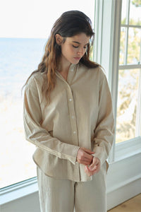 Kelli Gauze Button-Down