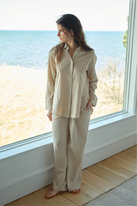 Kelli Gauze Button-Down