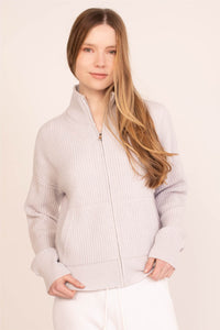 Bay Street Cashmere Zip Up