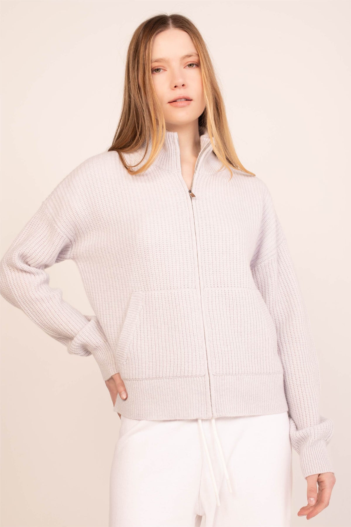 Bay Street Cashmere Zip Up