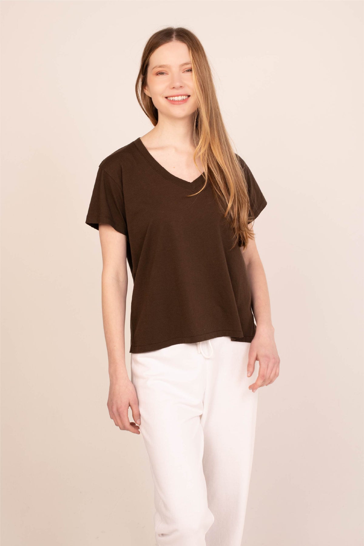 Donnie Boxy V-Neck Tee