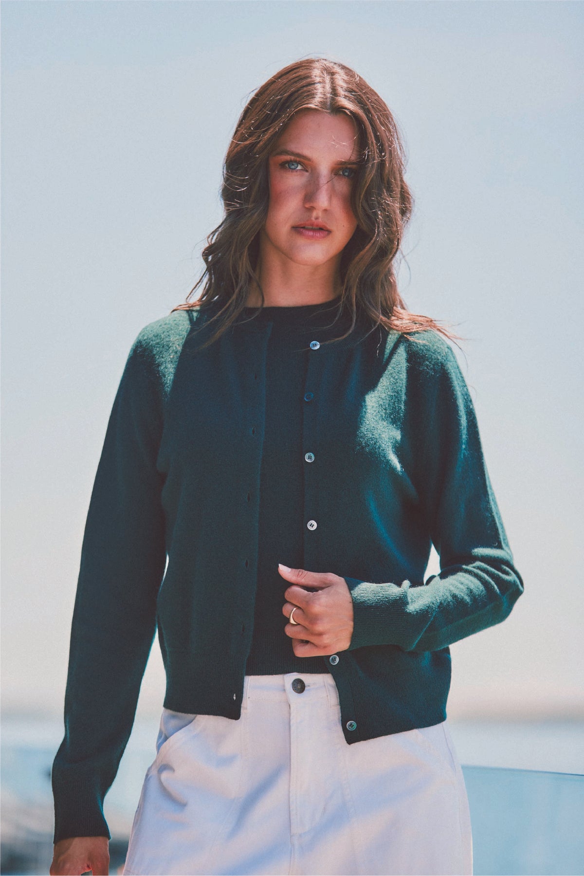 Napeague Shrunken Cardigan