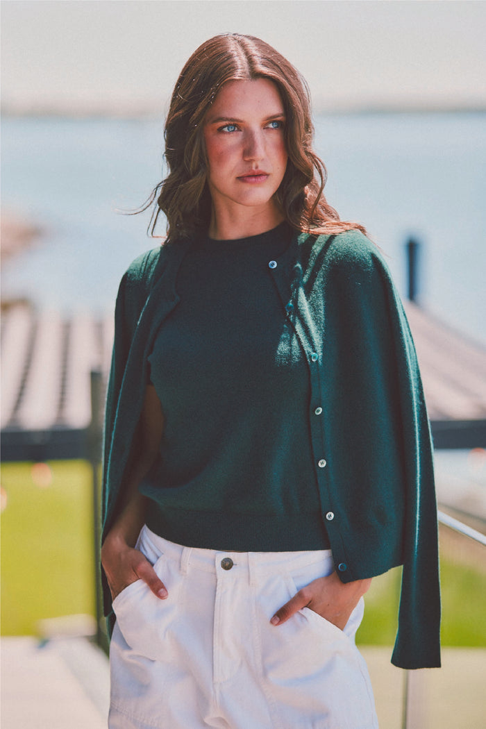Napeague Shrunken Cardigan