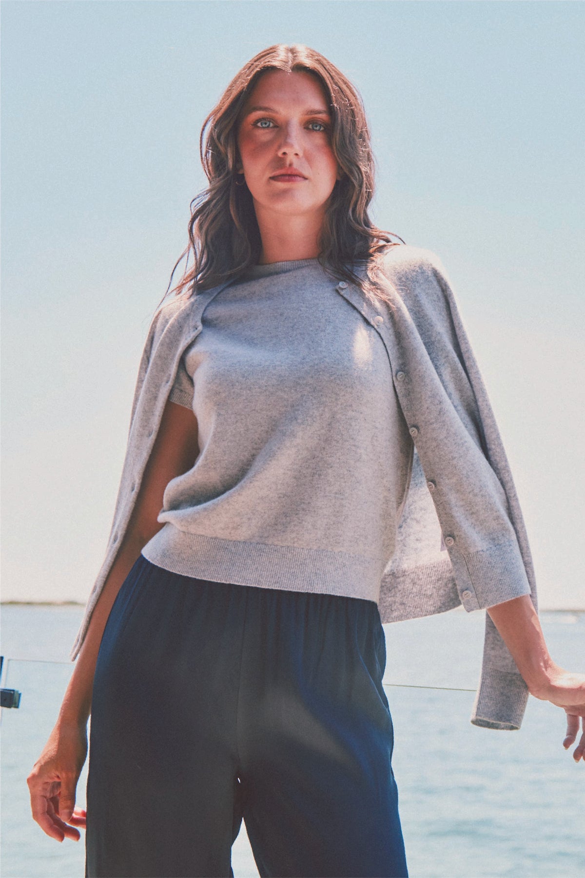 Napeague Shrunken Cardigan