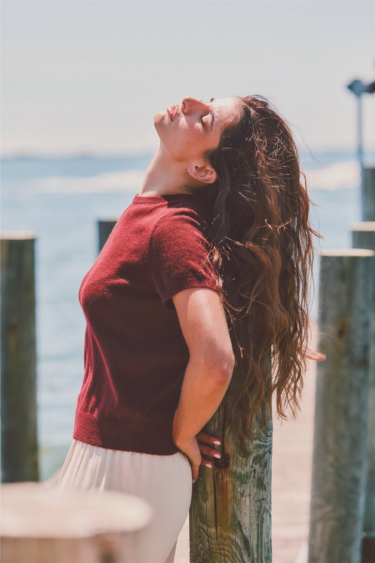 Sandpiper Cashmere Tee