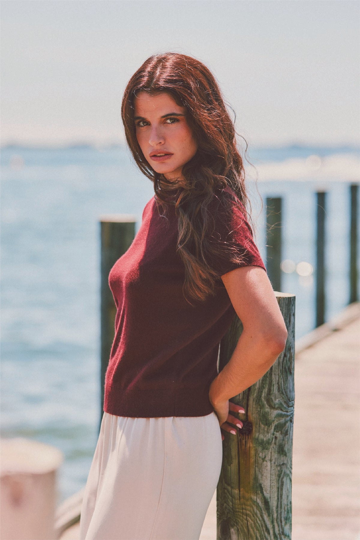 Sandpiper Cashmere Tee