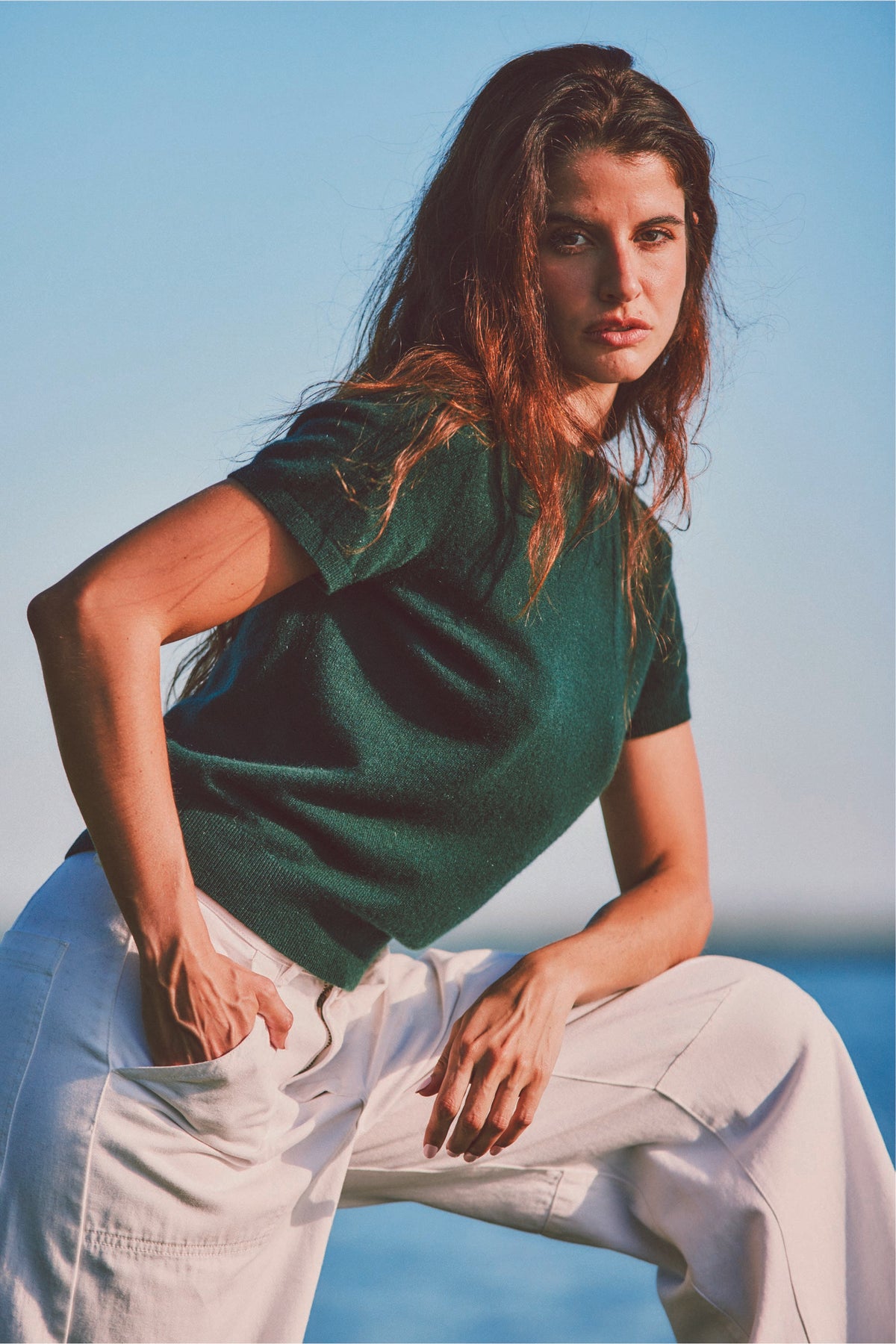 Sandpiper Cashmere Tee