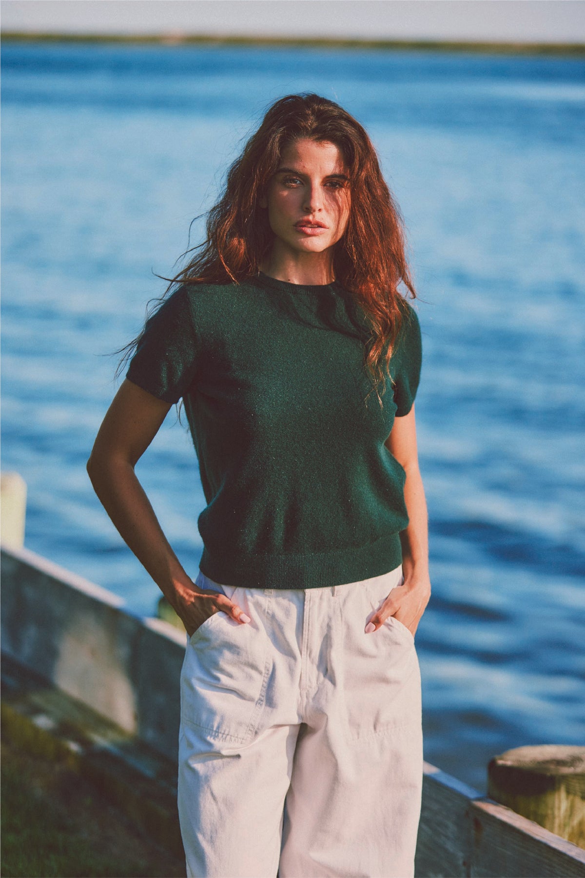 Sandpiper Cashmere Tee