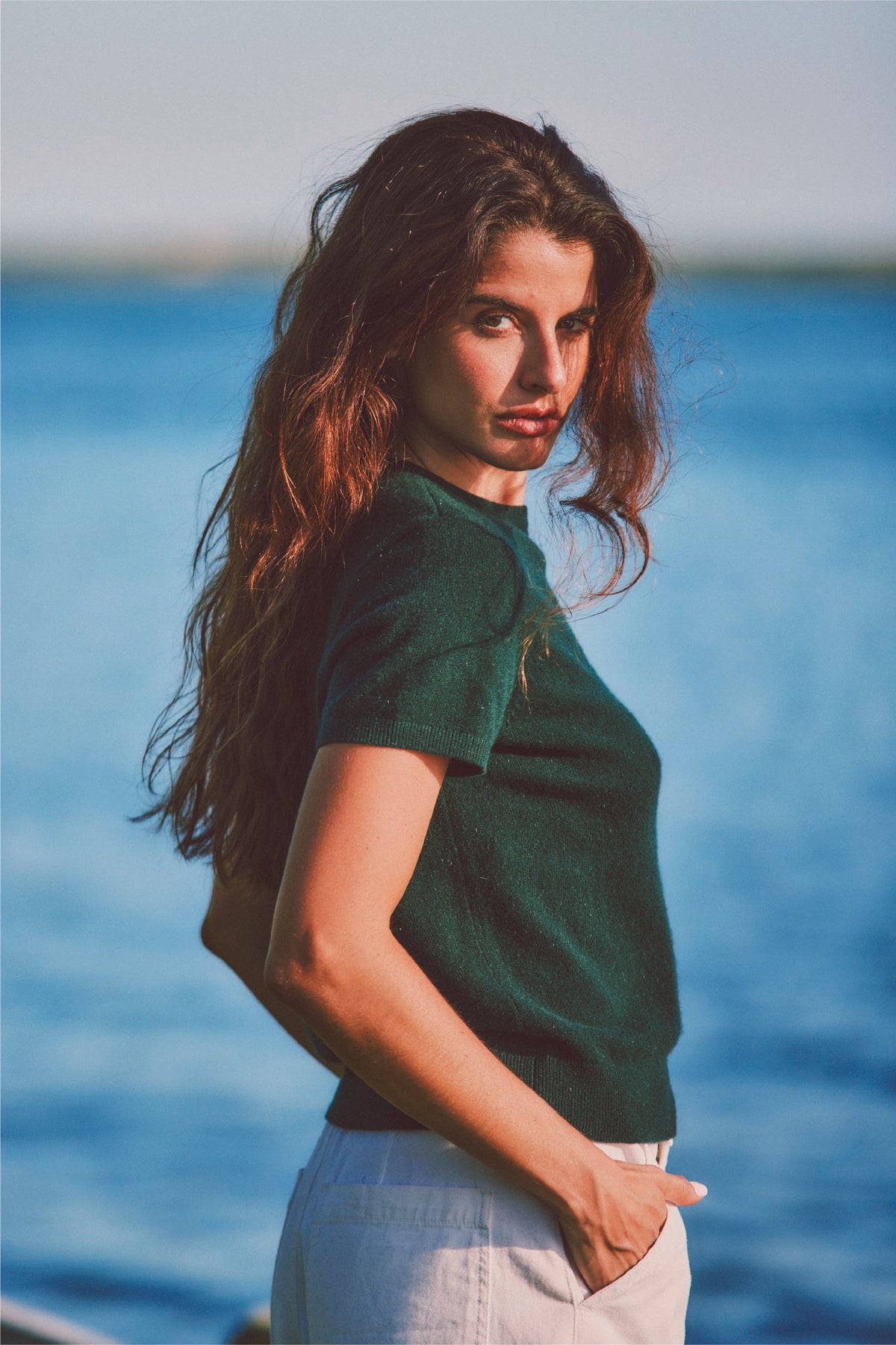 Sandpiper Cashmere Tee
