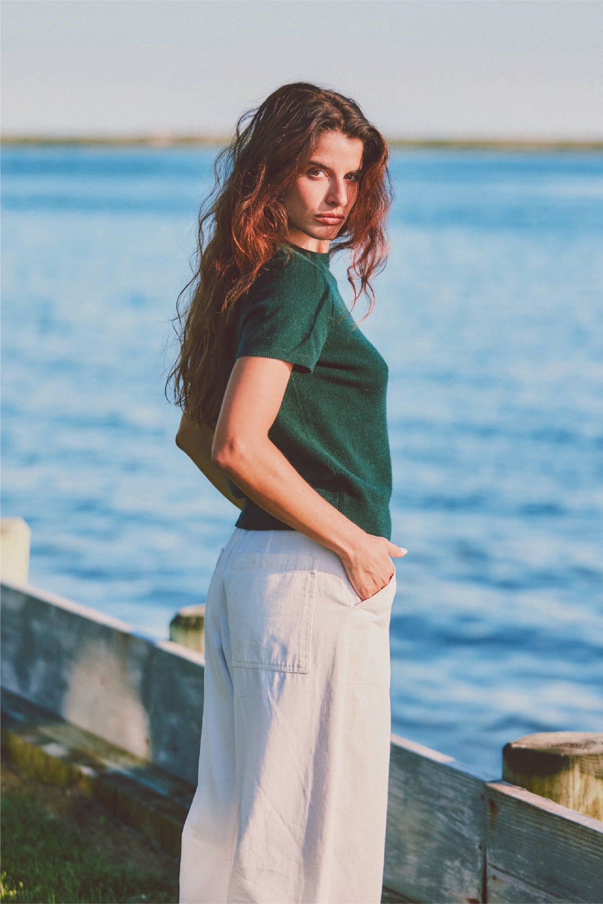 Sandpiper Cashmere Tee
