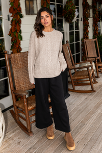 Montauk Cashmere Cable Crew