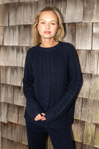 Montauk Cashmere Cable Crew