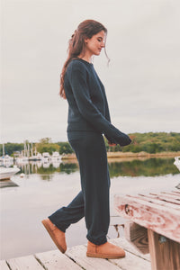 Tasha Cinch Bottom Cashmere Pant