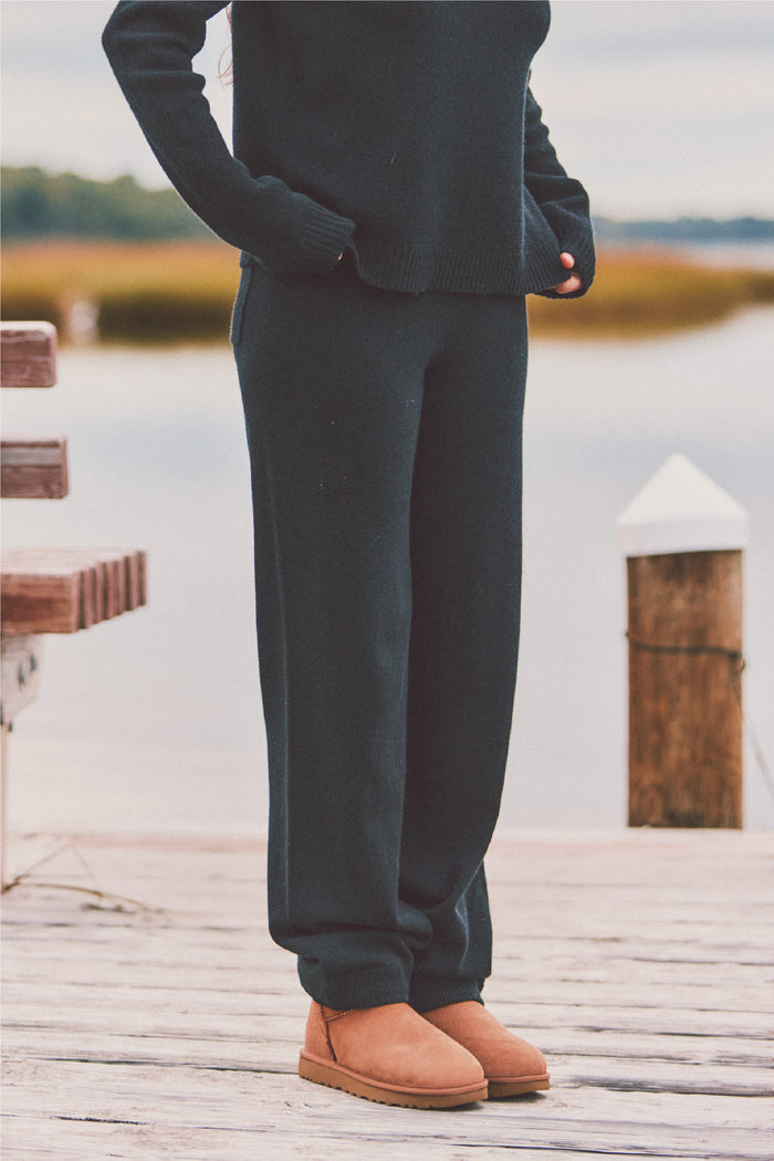 Tasha Cinch Bottom Cashmere Pant