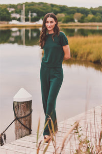 Tasha Cinch Bottom Cashmere Pant