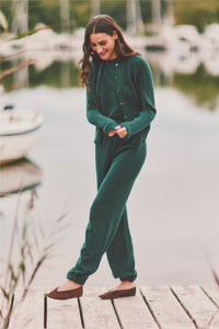 Tasha Cinch Bottom Cashmere Pant