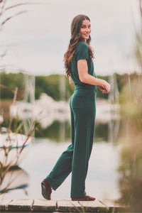 Tasha Cinch Bottom Cashmere Pant