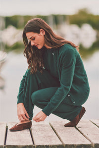 Tasha Cinch Bottom Cashmere Pant