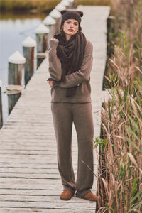 Tasha Cinch Bottom Cashmere Pant