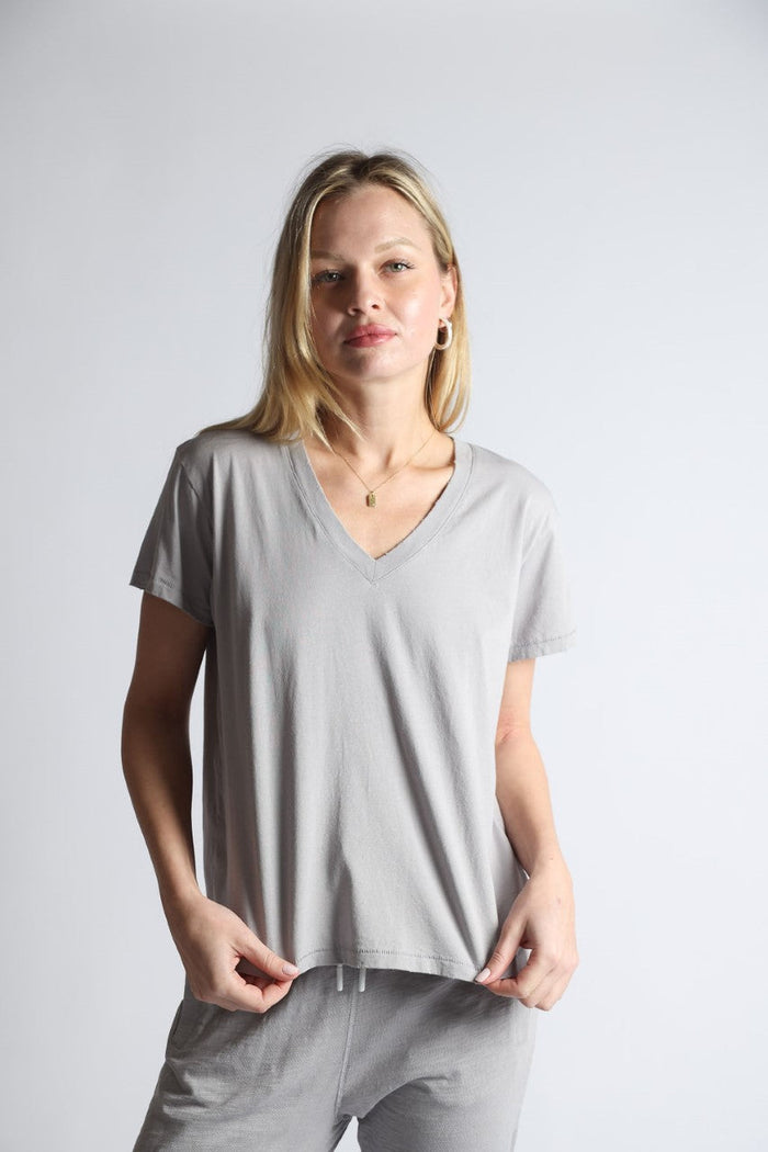 Sale Donnie Boxy V-Neck Tee