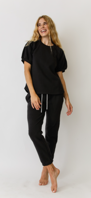 helen puff sleeve sweatshirt