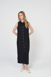 Coastal Poplin Dress