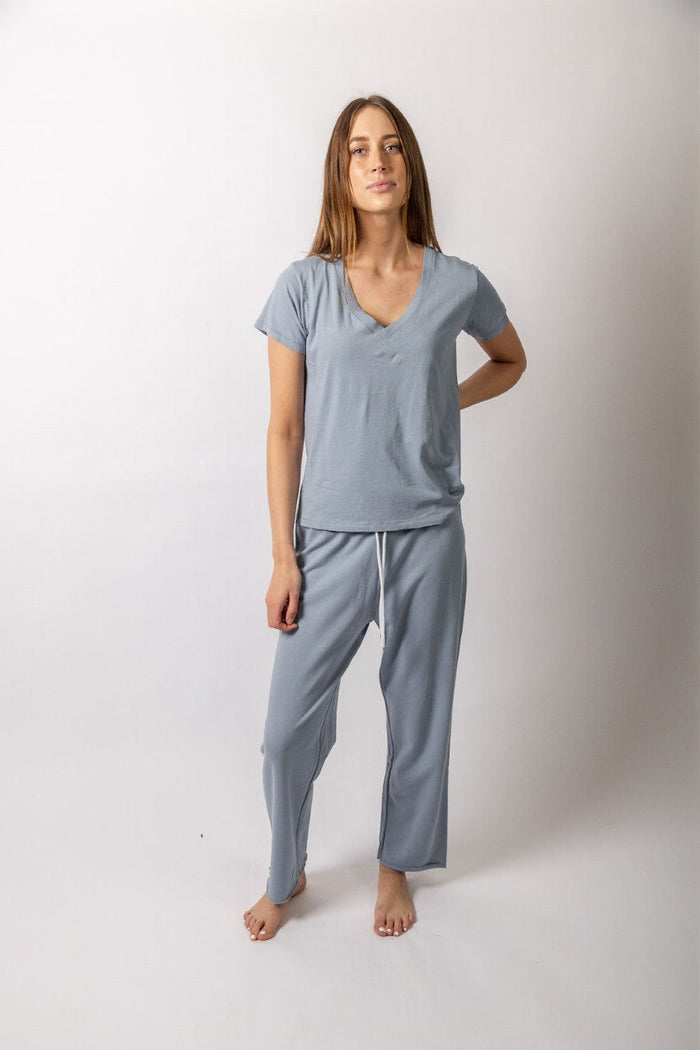 Sale Rosa Distressed V-Neck