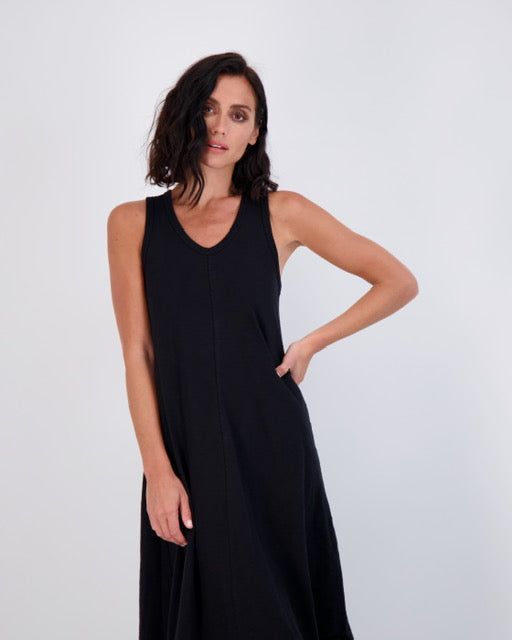 Black racerback tank dress sale