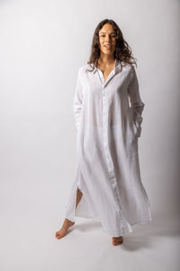 Maui Long Sleeve Shirt Dress