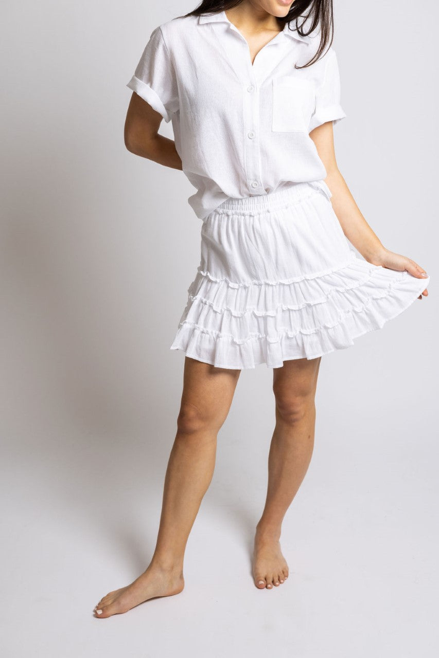 Naxos Solid Mini Skirt